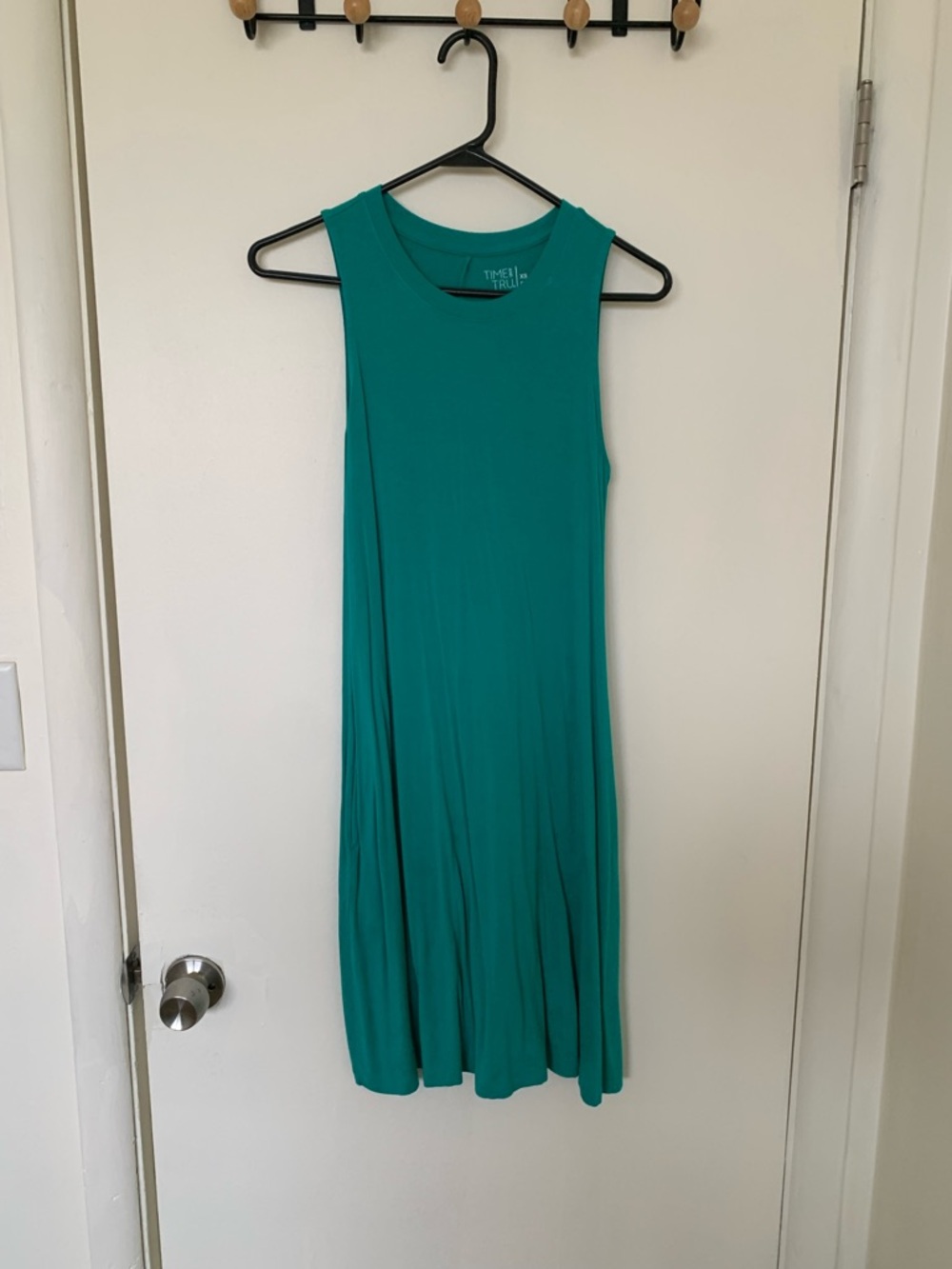 Time and Tru Teal Tank Dress